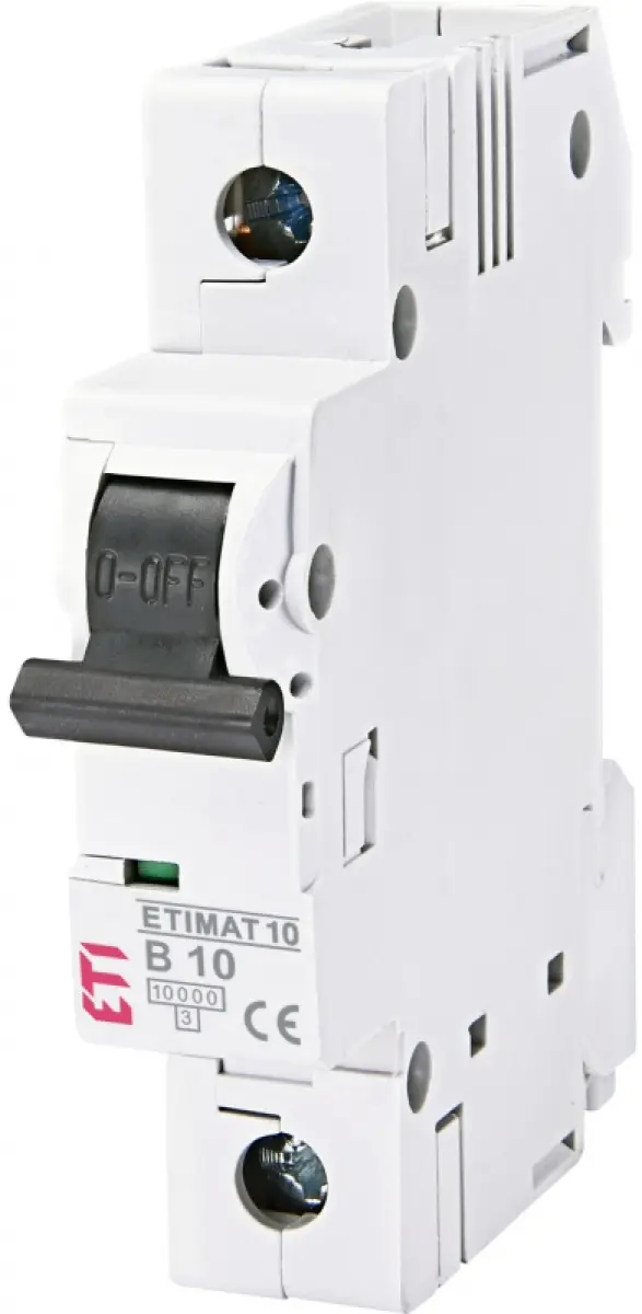 Wyłącznik nadprądowy ETIMAT 10 1p B10 002121714 ETI002121714 5904722937802 Danfoss